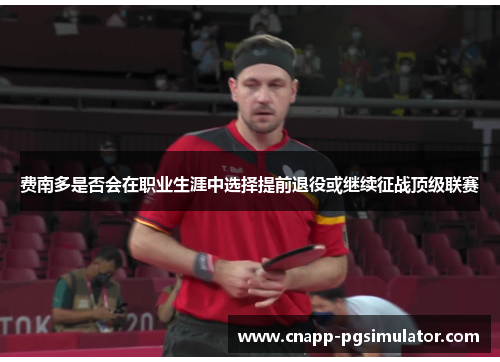 费南多是否会在职业生涯中选择提前退役或继续征战顶级联赛